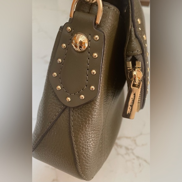 Michael Kors Pebbled Leather Shoulder Bag - Picture 3 of 8